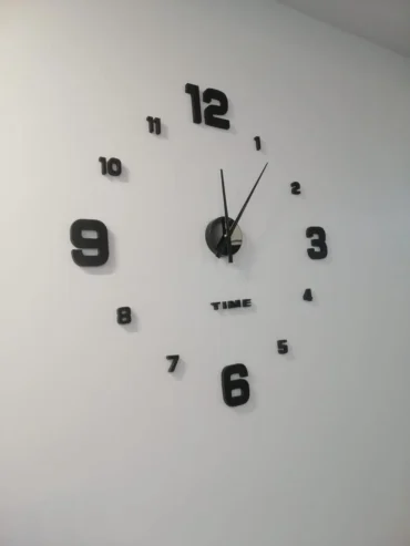 ساعة حائط جداريه 3D ثلاثية الأبعاد – تصميم جذاب وخدمة سريعة