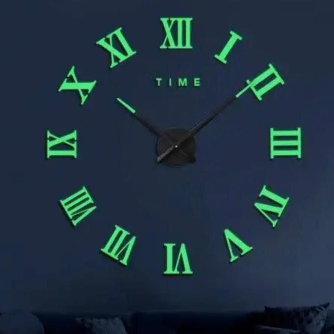ساعات حائط 3D جداريه – تزيين فريد وعصري لمنزلك