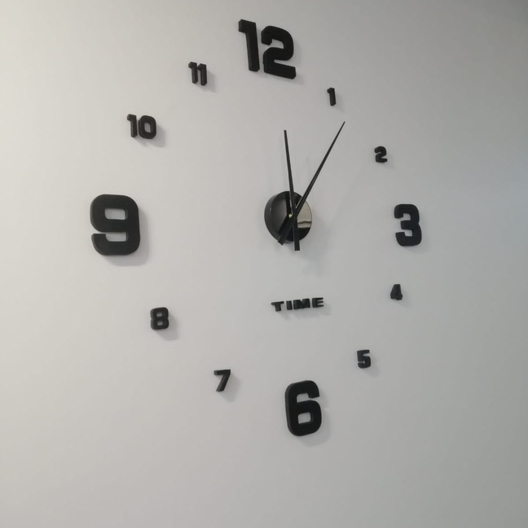 ساعات حائط 3D جداريه – تزيين فريد وعصري لمنزلك