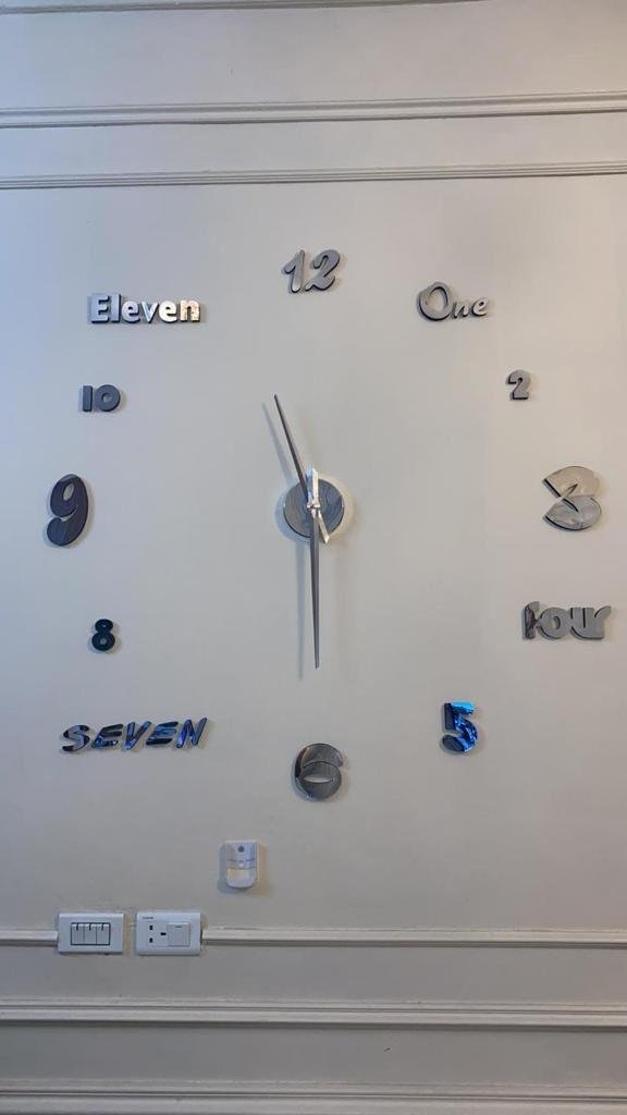 ساعة حائط جداريه 3D ثلاثية الأبعاد – تصميم جذاب وخدمة سريعة