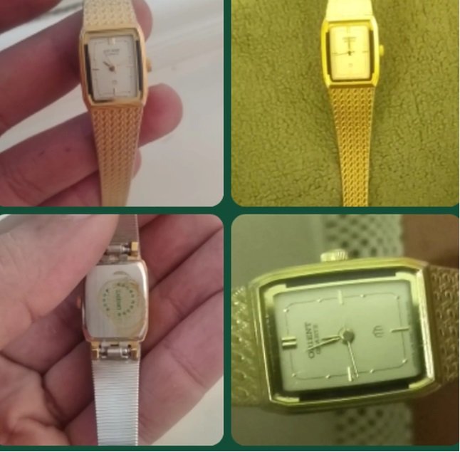 ساعة نسائية اورينت يابانيه اصليه من النوادر بحاله ممتازه