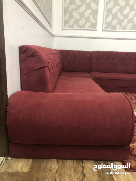 كنب باطرما 4 قطع مع زاويتين المجموع 6