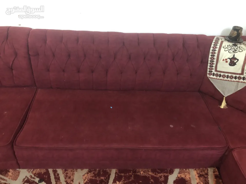 كنب باطرما 4 قطع مع زاويتين المجموع 6