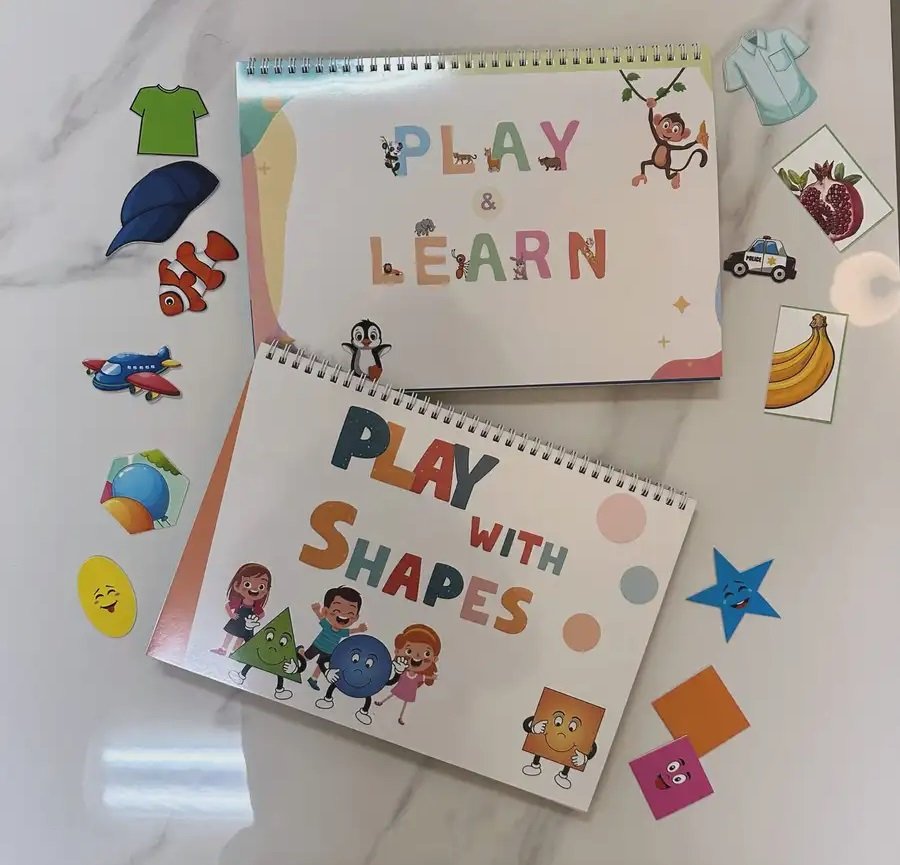 كتب تفاعلية تعليمية للاطفال مصممه خصيصا منهج منتسوري 2