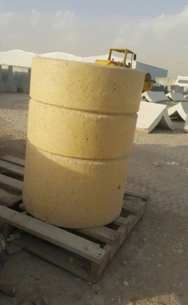 أحواض زهور زراعة خرسانية، حاويات نفايات، سلا مهملات بريكاست مسبق الصنع