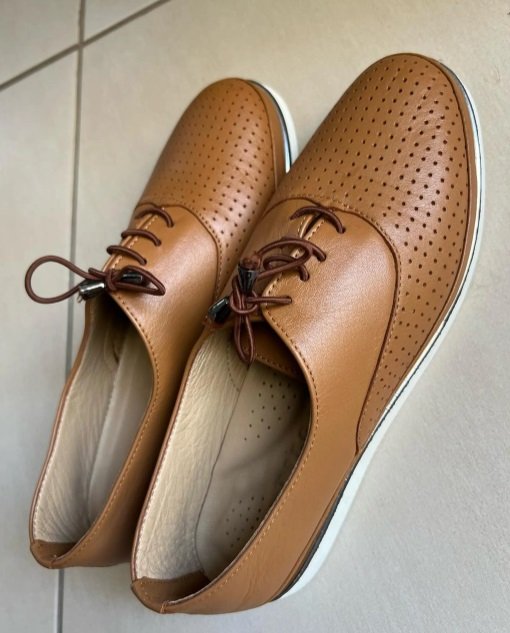 حذاء نسائي مريح ومرتب بدون كعب من تركيا قياس 39 New (not used) flat shoes for women (39)