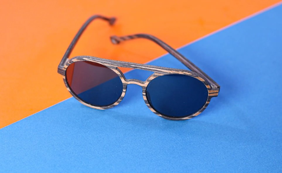 نظارات الصيف من الخشب الطبيعي الكمية محدودة