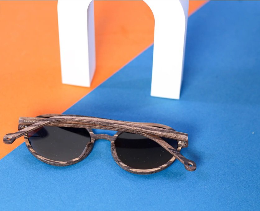 نظارات الصيف من الخشب الطبيعي الكمية محدودة