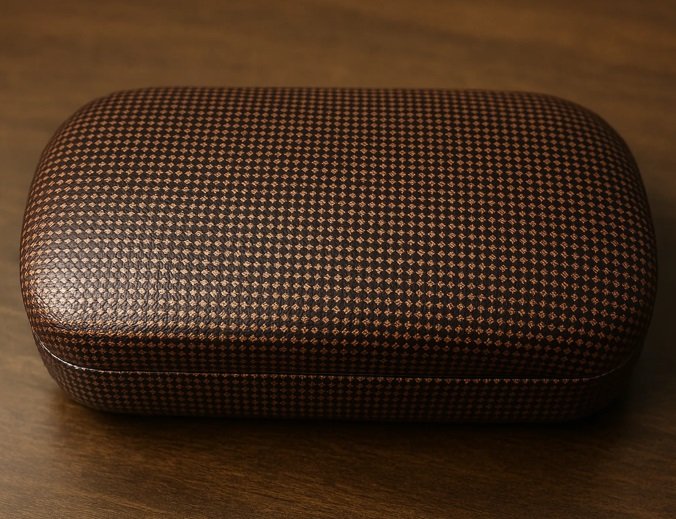 نظارة شمسية فاخرة جديدة كليًا مع جراب أنيق ومنديل — حماية 0 من الشمس