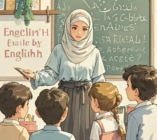تدريس لغة انجليزية بحي الروضة