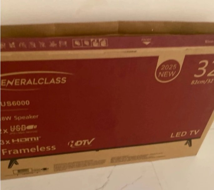 شاشه جديده 32بوصه في الخرج