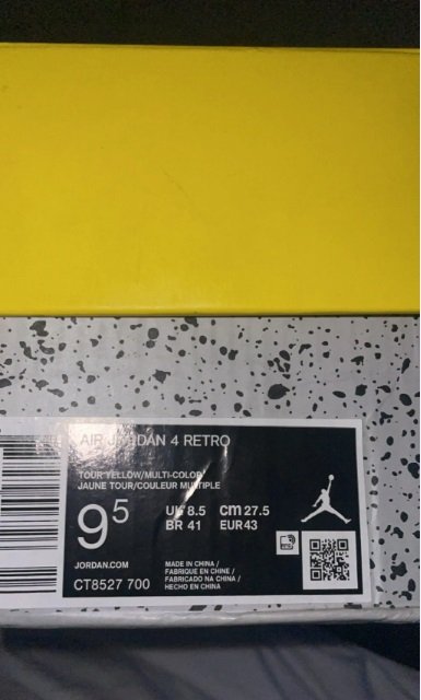 Air Jordan 4 Retro lighting – Brand New