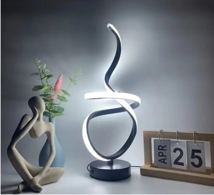 مصباح طاولة ليد عصري بمفتاح تحكم اشكال مختلفه