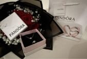 طقم pandora فضة اصلي