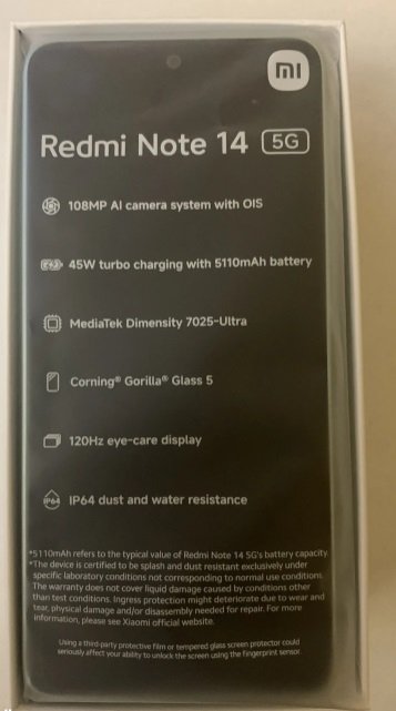 ريدمي نوت 14-5g