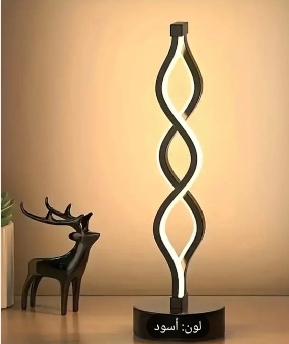 مصباح طاولة ليد عصري بمفتاح تحكم اشكال مختلفه