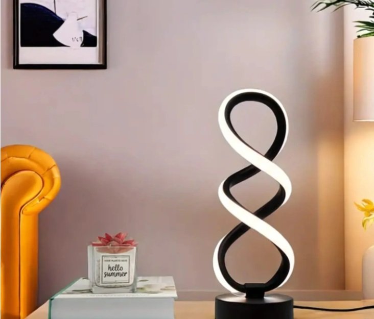 مصباح طاولة ليد عصري بمفتاح تحكم اشكال مختلفه