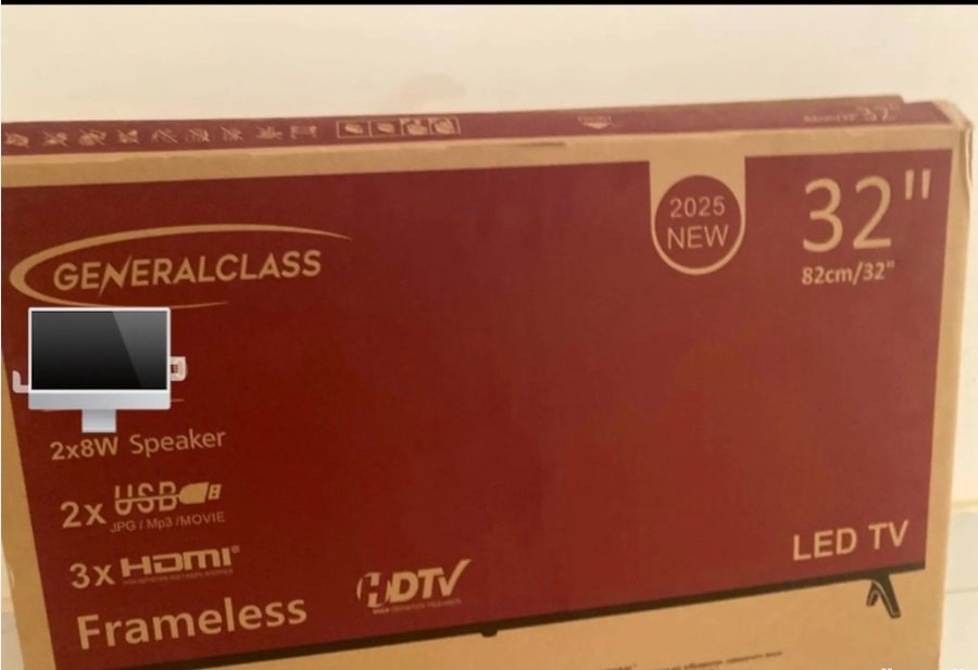 شاشه جديده 32بوصه في الخرج