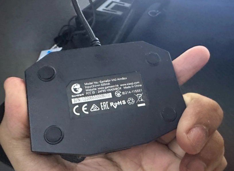 قطعه gamesir vx2 aimbox اصليه ونظيفه
