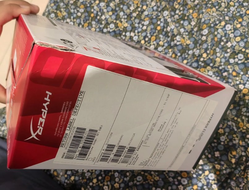 سماعات هايبر اكس كلاود الفا لاسلكي جديده لم يفتح كرتونها