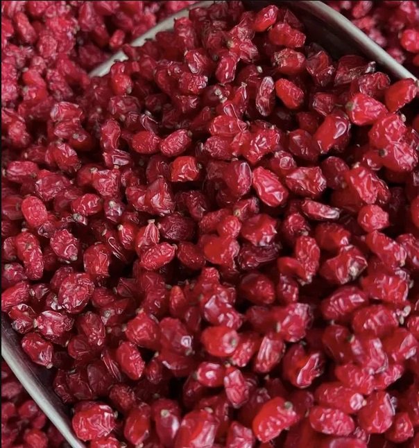 زرشك بُفَكي من خراسان – طبيعي 100٪، بلون رائع وطعم لذيذ!