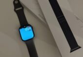 ساعة أبل الإصدار العاشر Titanium GPS + Cellular مقاس 46mm ، استخدام شهر واحد فقط، اخت الجديدة