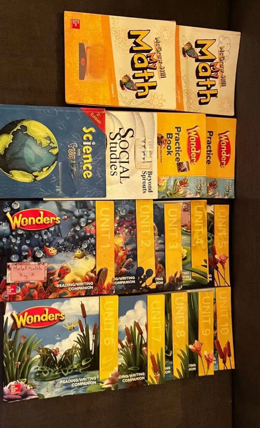 كتب kg3 جديده