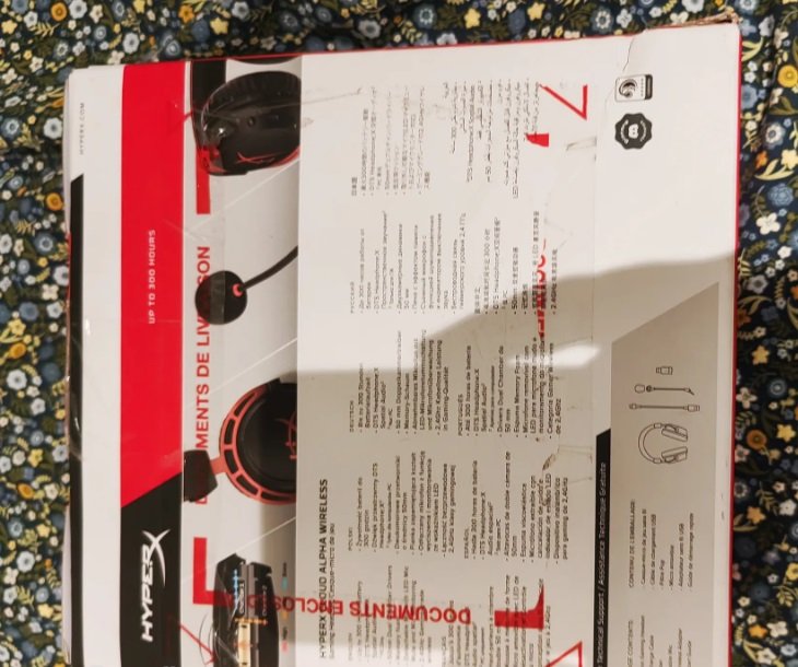 سماعات هايبر اكس كلاود الفا لاسلكي جديده لم يفتح كرتونها