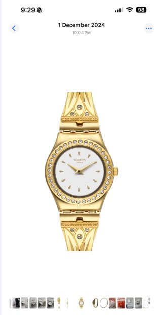 ساعة سواتش أصلية جديدة لم تستخدم أبدا موديل YSG155G