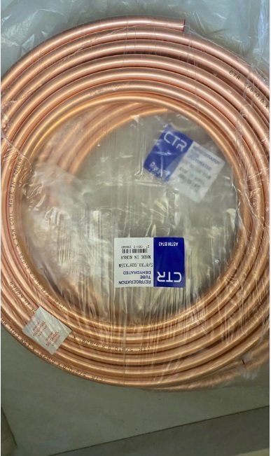 مواصير نحاس صغير وكبير مكيف 1.5طن 15متر للفة