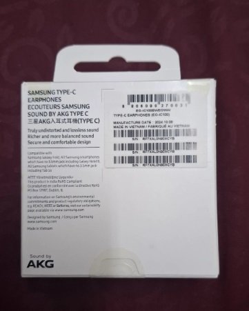 سماعة اذن سامسونج اصلية Type C بالكرتون لم تفتح