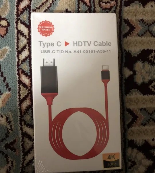 وصله تشيك الجوال للتلفاز تايبسي واتش دي ام جديدة