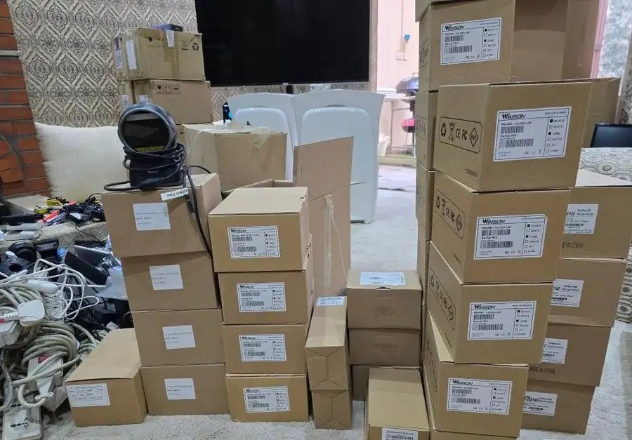 أجهزة قارئ باركود مكتبية ثابته 1D 2D تبدأ من 75 ريال