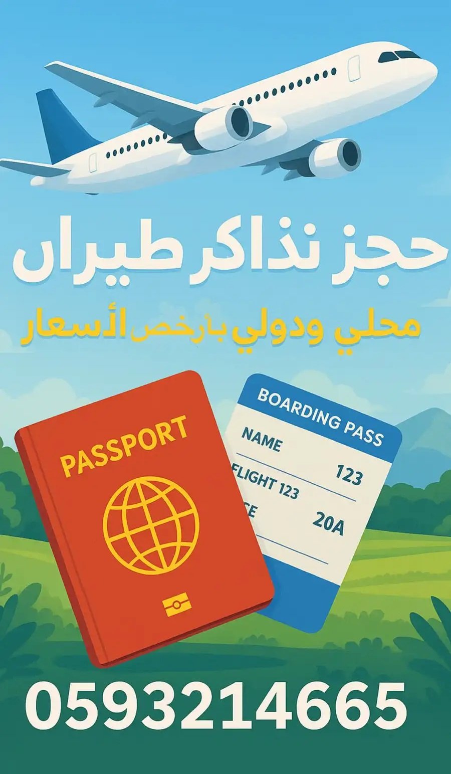 حجز طيران بأرخص الأسعار محلي ودولي