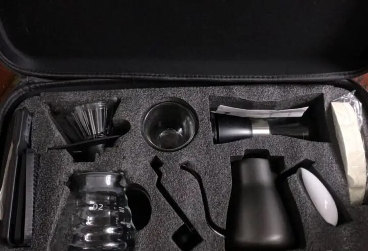 شنطة قهوة v60 كامله