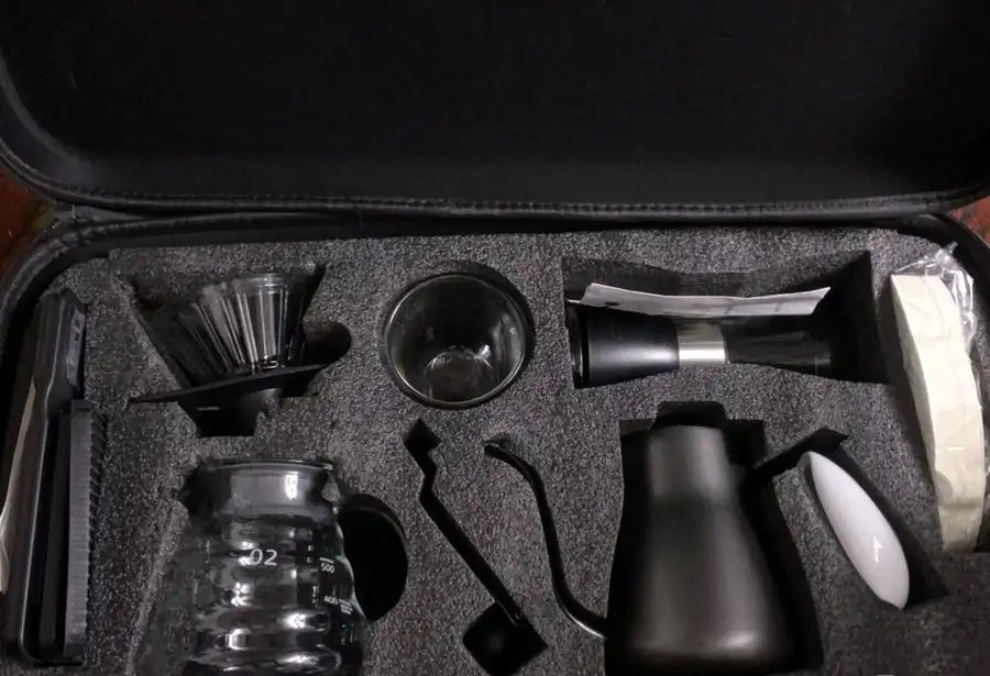 شنطة قهوة v60 كامله