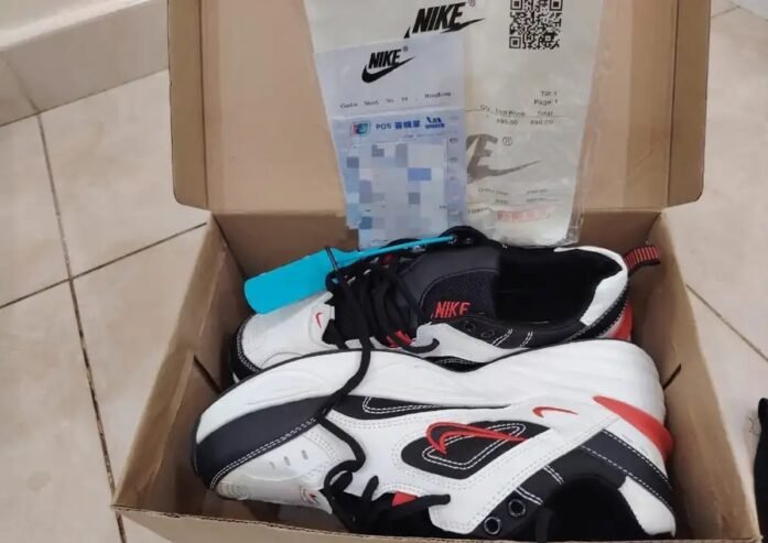 حذاء Nike M2K Tekno White University Red