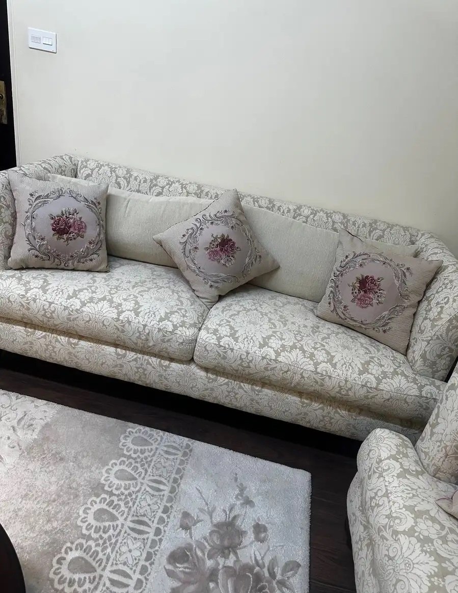 طقم كنب بيج من هوم سنتر