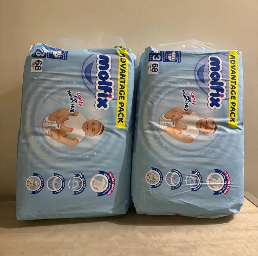 حفاضات (4 ل 9 كيلو)