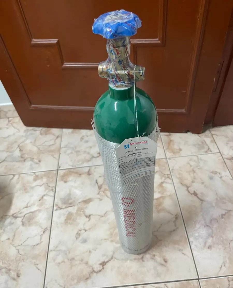 اسطوانه اكسجين جديده لم تستخدم