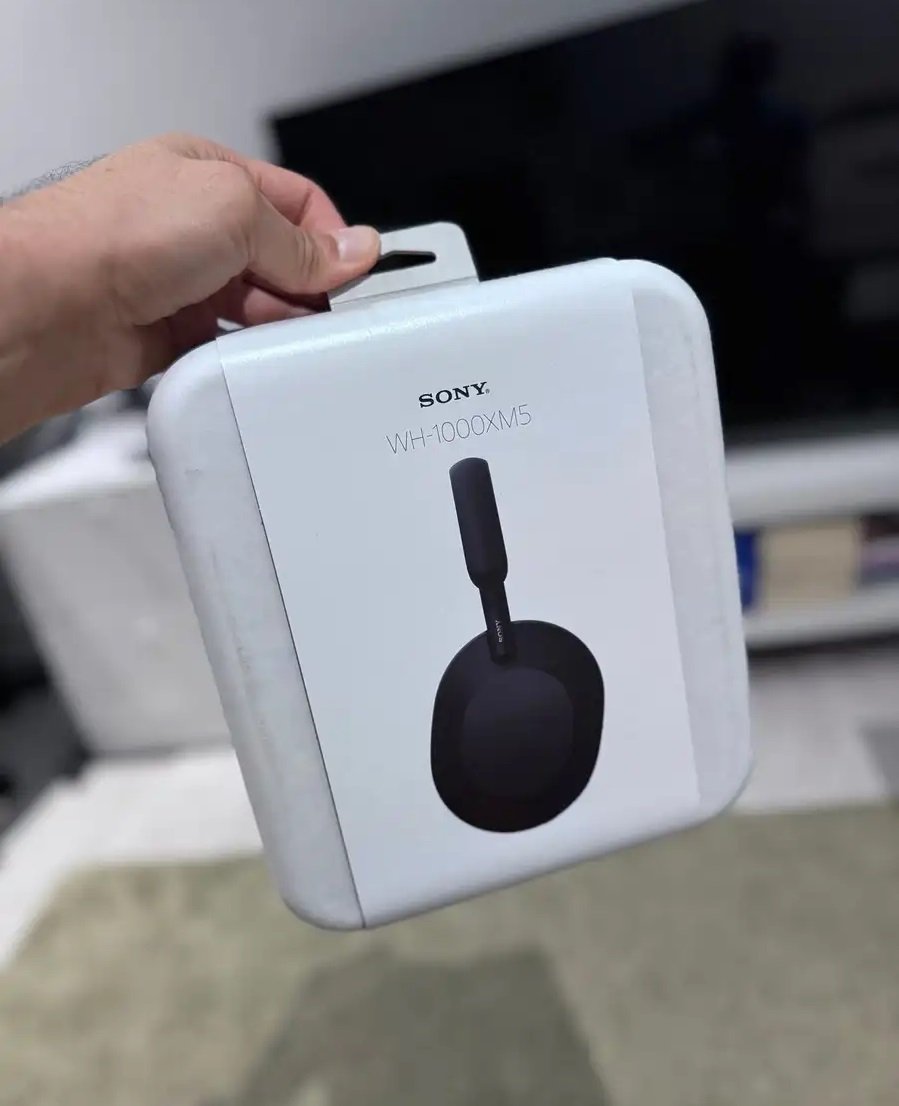 سماعة سوني اكس ام 5 جديدة Sony XM5 noise canceling brand ne