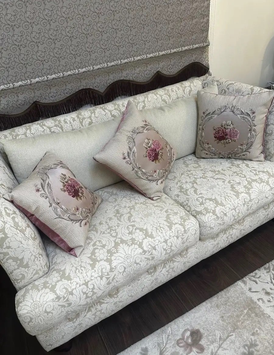 طقم كنب بيج من هوم سنتر