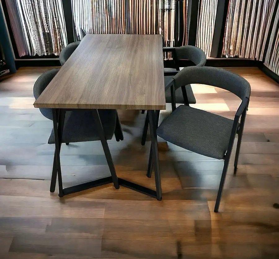 طاولة طعام خشب 4 كرسي