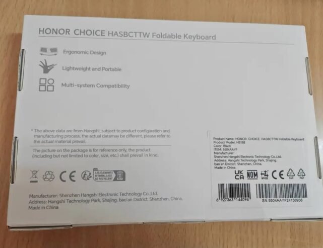 honor choice foldable keyboatd