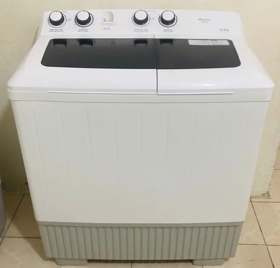للبيع غساله 12 كيلو مستعمل نظيف مع توصيل الضمان