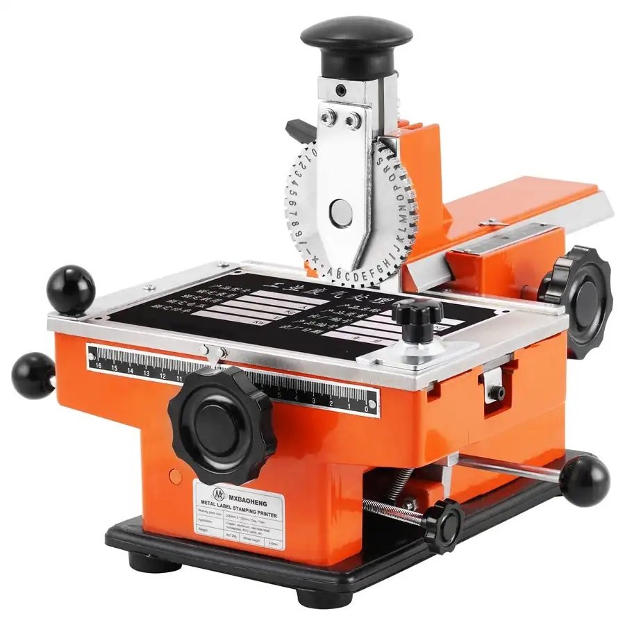 الة طباعة معادن كتابة علا المعادن