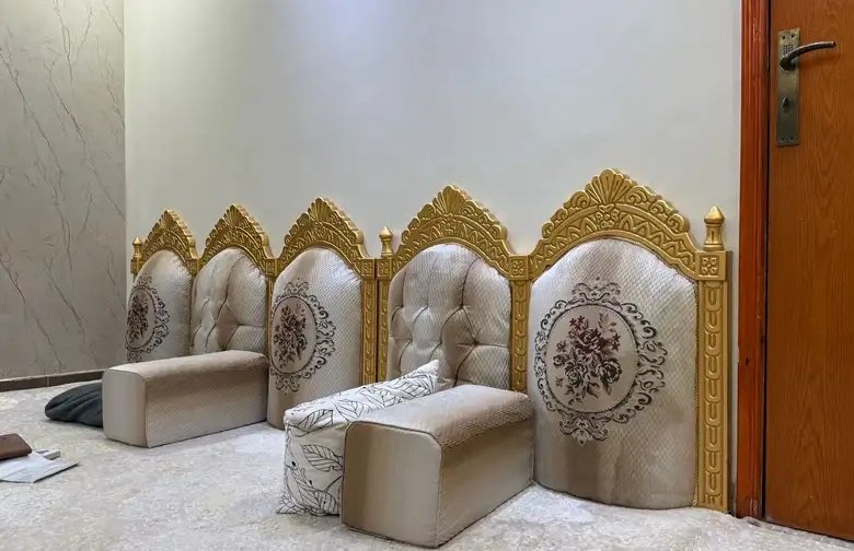 مجلس ارضي خشبي 4/4 متر