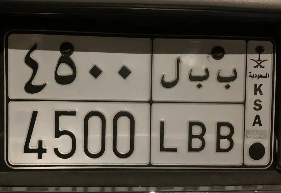 لوحة شبه مميزه للبيع ( ب ب ل – 0 0 5 4 )