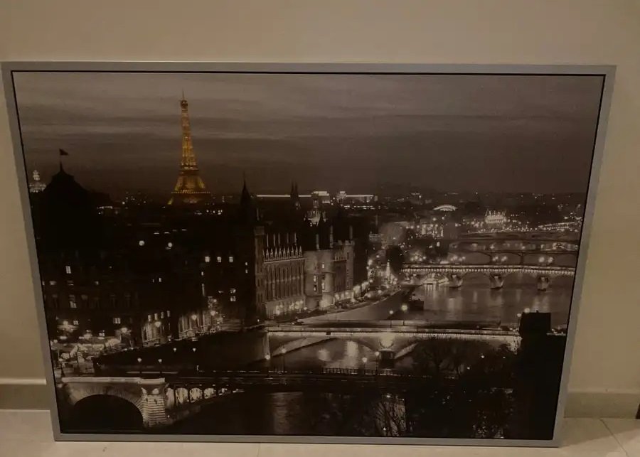 شاشه بلازما 24 بوصه 150 . لوحه باريس ب50