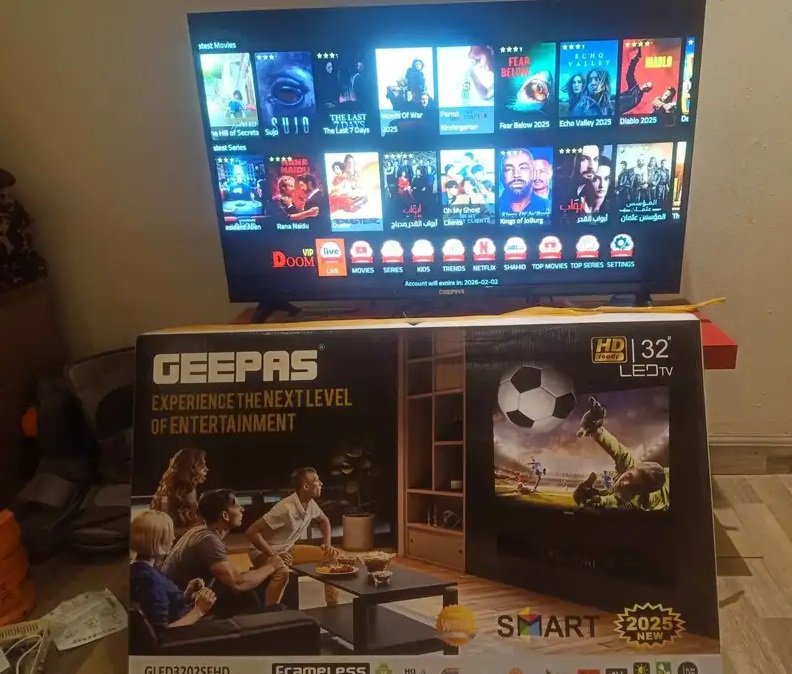 شاشة جيباس 32بوصة سمارت